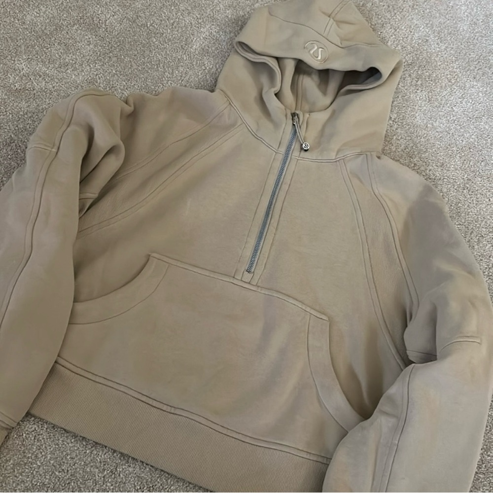Women’s Lululemon Scuba Oversized Half-Zip Hoodie Size M/L - Picture 5 of 5